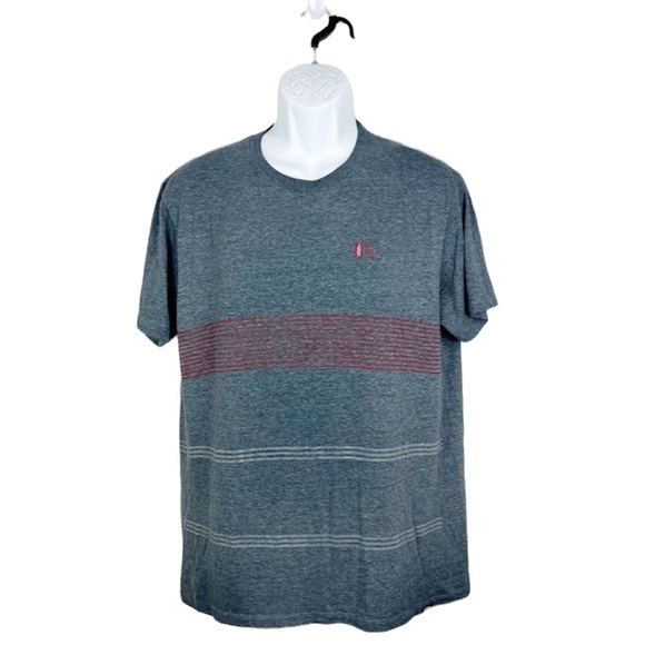 Vans Other - Vans Gray Short Sleeve Tee Shirt Men's Large Stripe Detail Graphic